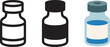 © fay009 - Medical vial vector icon design isolated on a transparent background for various uses