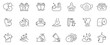 © Jocelyn_Flores - Hygiene icons set. editable line icons, outline, sanitation and cleanliness symbols