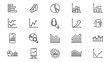 © Adi - graph growth collection icon vector design illustration in trendy style