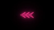 © MD. MUNNA ISLAM - Neon arrow symbol icon. Directional sign arrow background.