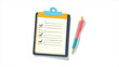 © Asvara - vector Checklist on clipboard with pen