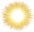 © Bashirahmed - Vibrant yellow sunburst or explosion of light on white background