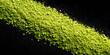 © Oleksandr Sylenko - Abstract background with green matcha powder on a black background. Small and large particles. Natural probuct, banner.