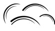 © Anak - Dynamic abstract curved lines suggesting motion or energy on a white background