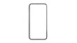 © Roxana - Modern frameless smartphone PNG isolated on transparent background, mobile device mockup for app presentation and UI design