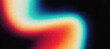 © Enso - Vibrant orange blue white psychedelic grainy gradient color flow wave on black background, music record cd cover dance party poster design