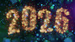 © lotus_studio - Golden Bokeh 2026 Numbers Celebration Background With Sparkling Lights And Night Sky