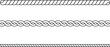 © Apon - Rope Pattern Icon Set – Stylized Symbols of Twist, Braid, and Structural Design