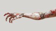 © fotofabrika - Robot arm with floral design reaching out for interaction