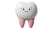© geranix - Cute Tooth Illustration - Happy, Healthy, and Smiling Dental Icon.