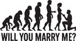 © Masud - Evolution proposal Will you marry me