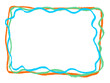 © Grunge Designs - Colorful Crayon Rectangle Frame Drawing Vector