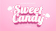 © cuplis design - sweet candy editable text effect 3d
