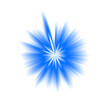 © Noy - Glowing Blue Starburst Light Flare,lens flare, Blue sparkle, bule star, light effect. Abstract Sparkle Effect for Overlay on Transparent Background