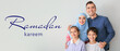 © Pixel-Shot - Portrait of Muslim family on light background