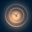 © 행운 행 - Brown gold color dark shining clock브라운 골드컬러 어두운 빛나는 시간이 흐르는 시계