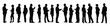 © Haniye - silhouette of business people talking and discussing