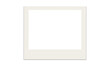 © riazul - Single vintage polaroid style photo frame with wide bottom margin on transparent background for nostalgic photography presentation and creative scrapbook design