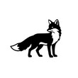 © Motiur - Black fox  vector illustration