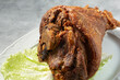 © DAVID - A closeup view of a plate of crispy pata.