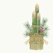 © 本彰 小林 - partial view of traditional Japanese New Year decoration