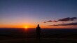 © Shamim Akhtar - Silhouette at sunset over the horizon