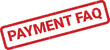© Mahmud - Red textured stamp featuring Payment FAQ for customer support resources and information sections