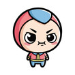 © Madlani - Chibi Grumpy Hero: Minimalist Cartoon Avatar