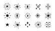 © Maira - Sparkling Stars: A dazzling array of hand-drawn stars, each radiating with unique bursts of light and energy, perfect for adding a touch of whimsy and brilliance to any creative project.