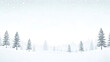 © Golden Point 7 - Minimalist snowy pine forest wallpaper