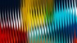 © Pro DG Collections - A vibrant and dynamic display of color. The image showcases vertical lines in a spectrum of hues, from red to blue, with each color flowing into the next