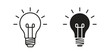 © Pop - Lightbulb icons. EPS 10. Graphic icon vector designs