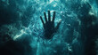 © Muhammad - Dramatic close-up of hand reaching up from underwater depths struggling
