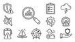 © Keong - Collection of business and technology icons representing risk and security.
