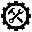 © Ninengah - Gear With Tools Repair Icon