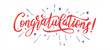 © Swayam - Elegant Congratulations Calligraphy Text Design
