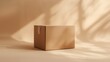 © vxnaghiyev - Cardboard box used for shipping, highlighting material strength and protection