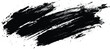 © Just Choice - Brush Stroke texture on white background strong brush stroke graphic element Black Brush strokes