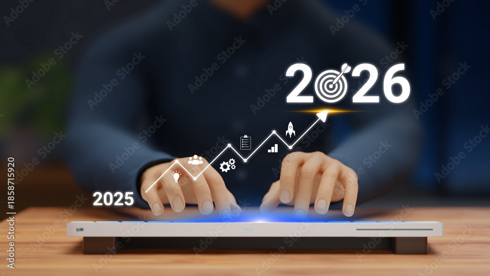 Illustration Stock Roadmap for 2026 Success, Business Growth, Strategy ...