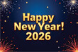 © shazam - Happy new year 2026 celebration background. New Year Greeting.