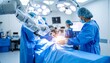 © Jajar Studio - Surgeons and Advanced Robotic Arm Collaborate on a Delicate Procedure in a Modern Operating Room