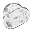 © MuhammadArslan - Clear gel or liquid with bubbles on black background for skincare or cosmetic product