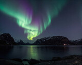 aurora over the sea