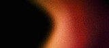Vibrant grainy red orange black background, noise texture poster header cover wallpaper banner backdrop design, copy space