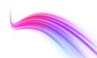 © FlammaChe - Speed flow streak, blurred neon path. Sparkling power effect, dynamic technology illustration element.