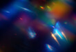 © DesignSells - Abstract colorful light reflections with soft bokeh patterns on a dark surface, creating a dreamy luminous texture ideal for design backgrounds, technology visuals, and branding