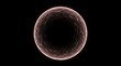 © anu - Abstract concept depicting a spherical void, a blank space where gravitational forces are theoretically nullified, causing profound field disruption, concept, zone, vacuum