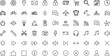 © MdNazmul - Minimal user interface and multimedia icon set featuring navigation controls transport media playback communication and system symbols in clean outline vector style