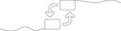 © PixelCraft Studio - A simple diagram showing two boxes connected by arrows over wavy lines