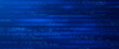 © ec0de - Abstract Binary Software Programming Code Background. Random Parts of Program Code. Digital Data Technology Concept. Random Binary Data Matrix Wide Vector Illustration.